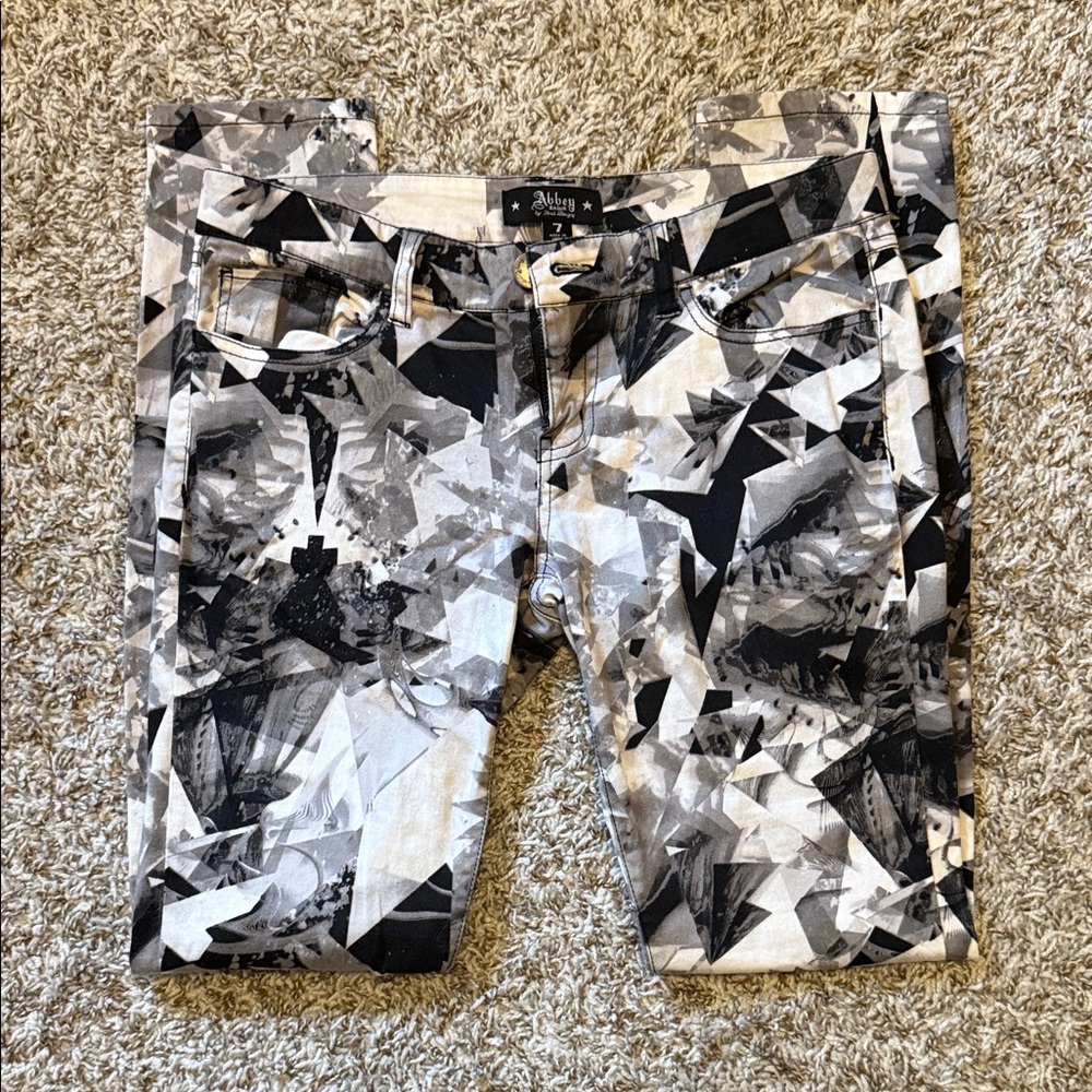 Abbey Dawn Abstract Jeans